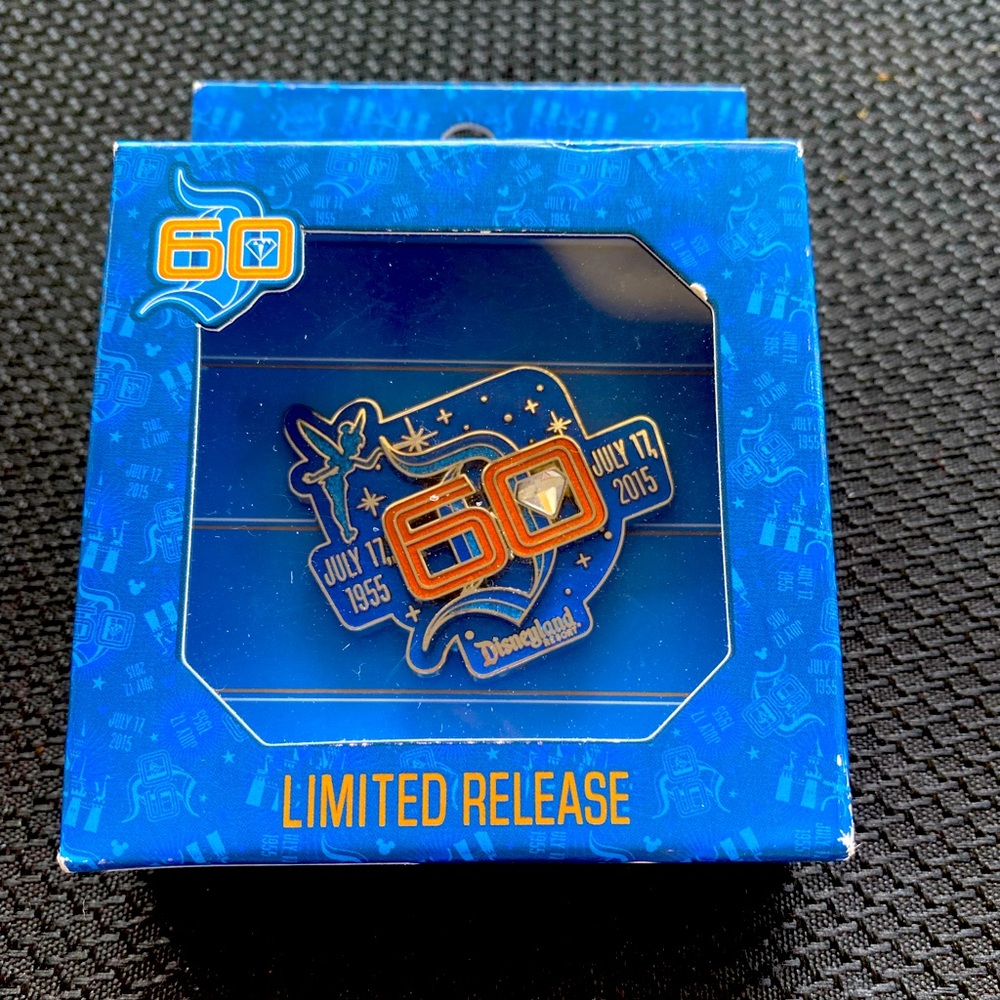 Limited Release Disneyland 60th Anniversary Pin